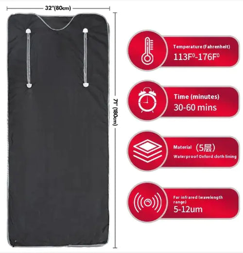 Far Infrared Sauna Blanket for Health Care